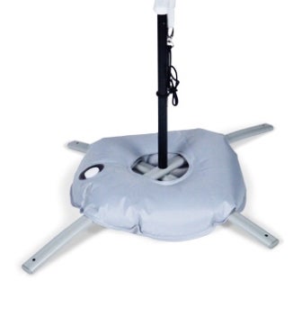 Pole With Cross-Base Stand + Water Weight And Free Carrying Case